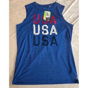 DSG BOYS MOVEMENT TANK TOP
BLUE/USA